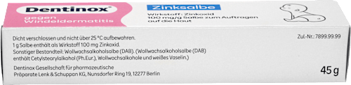 Zinksalbe  Dentinox