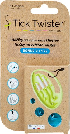 Háčiky na vyberanie kliešťov Tick Twister 2+1 ks O-Tom