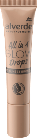 tekutý rozjasňovač All in 1 Drops 03 Sunset Bronz alverde NATURKOSMETIK