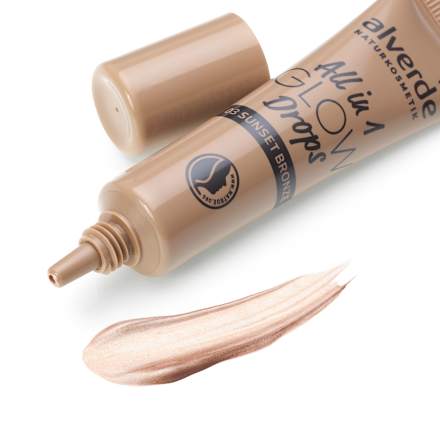 Highlighter All in 1 Glow Drops 03 Bronze alverde NATURKOSMETIK