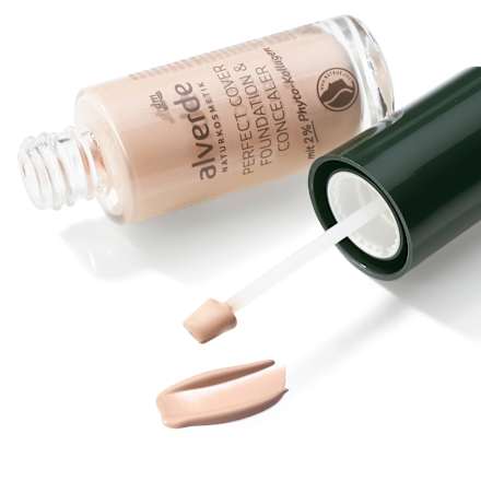 Foundation & Concealer Perfect Cover 10 Vanilla alverde NATURKOSMETIK