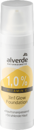 Foundation 3in1 Glow mit 1% Vitamin C alverde NATURKOSMETIK