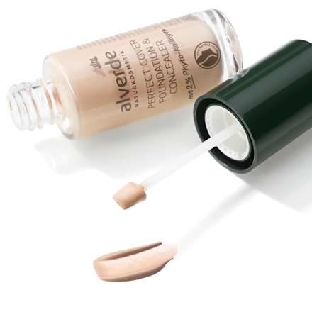 Foundation & Concealer Perfect Cover 40 Caramel alverde NATURKOSMETIK