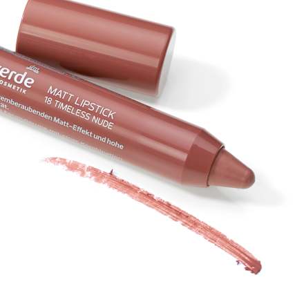Mat rdečilo za ustnice, 18 Timeless Nude alverde NATURKOSMETIK
