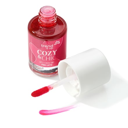 lesk na rty a tvářenka 2v1 COZY & CHIC 010 Pink Latte trend !t up