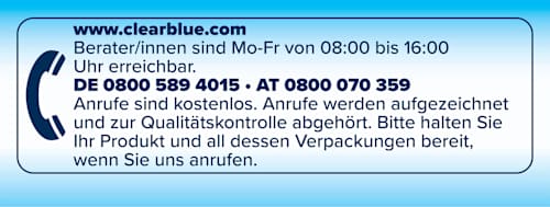 Schwangerschaftstest Schnelle Erkennung 1 Min Clearblue