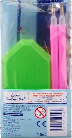 Funkelndes Anhänger-Set Bastelspaß Weihnachten 2tlg. SauBär