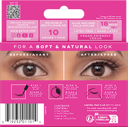 Künstliche Wimpern Salon Lash N°5 3/4-Length (1 Paar) Eylure