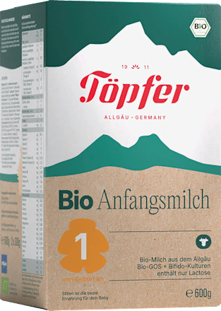 Anfangsmilch 1 von Geburt an Töpfer