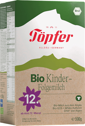 Folgemilch Kinder ab dem 12. Monat Töpfer