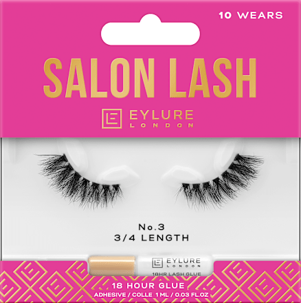 Künstliche Wimpern Salon Lash N°3 3/4-Length (1 Paar) Eylure