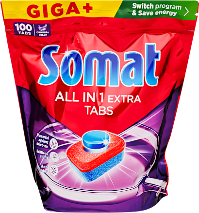 Mosogatógép tabletta All in 1 Extra (Giga) Somat
