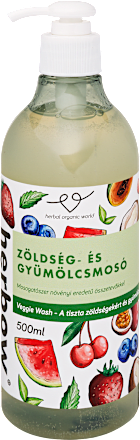 Zöldség és gyümölcs mosó mosogatószer Herbow