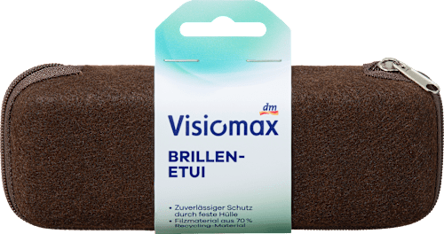 Brillenetui aus Filz mit Reißverschluss Visiomax