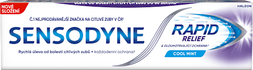 zubní pasta Rapid Relief Cool Mint Sensodyne