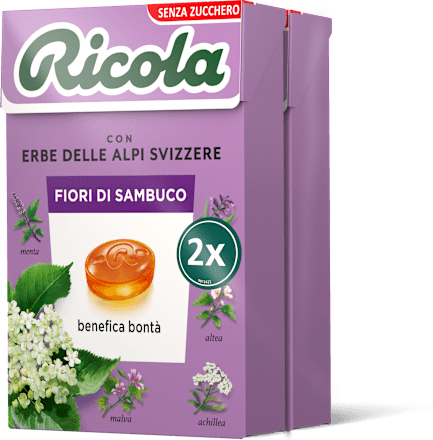 Caramelle Fiori di Sambuco confezione doppia  Ricola