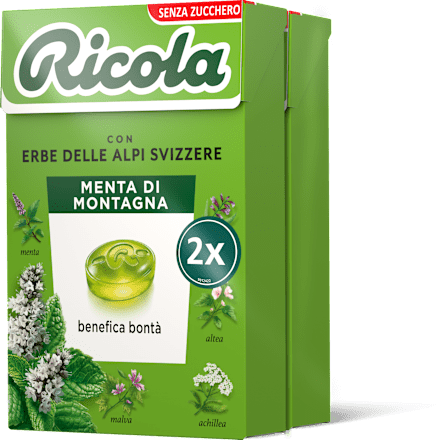 Caramelle Menta di Montagna confezione doppia Ricola
