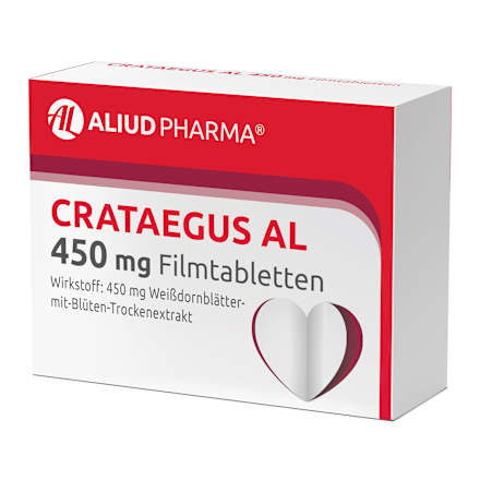 Aliud Pharma Crataegus AL 450 mg Filmtabletten ALIUD PHARMA