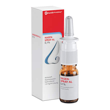ALIUD PHARMA Nasenspray AL 0,1% Xylometazolinhydrochlorid 1,0 mg/ ml Lösung ALIUD PHARMA