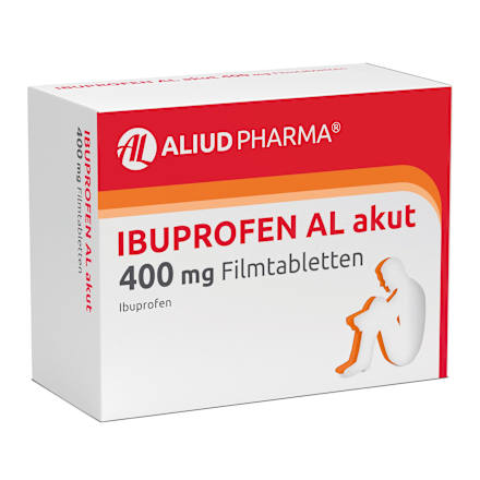Aliud Pharma Ibuprofen AL akut 400mg Filmtabletten ALIUD PHARMA
