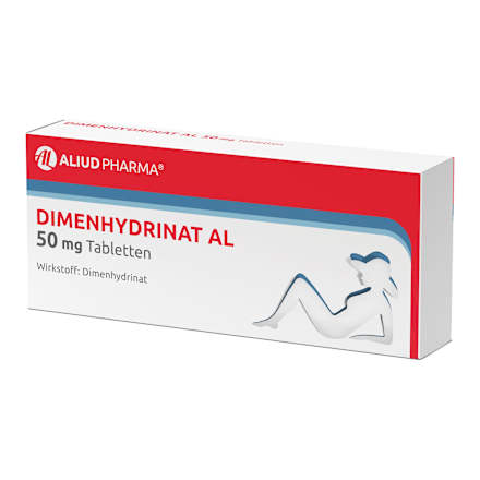 Aliud Pharma Dimenhydrinat AL 50mg Tabletten ALIUD PHARMA