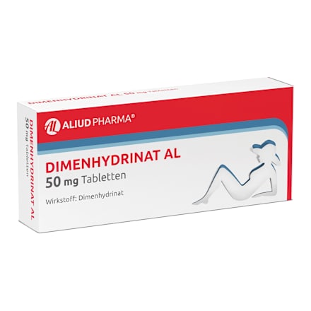 Aliud Pharma Dimenhydrinat AL 50mg Tabletten ALIUD PHARMA