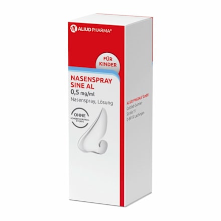 Aliud Pharma Nasenspray sine AL 0,5 mg / ml  ALIUD PHARMA
