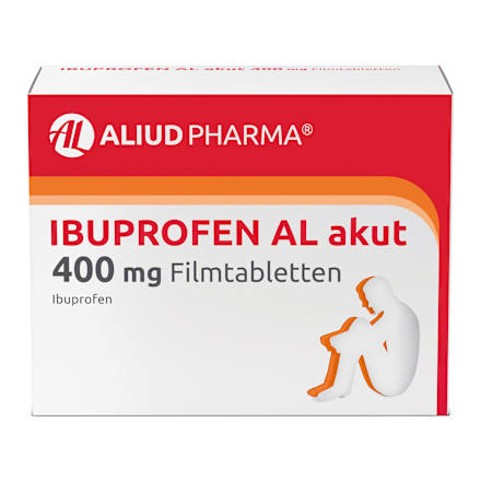 Aliud Pharma Ibuprofen AL akut 400mg Filmtabletten ALIUD PHARMA