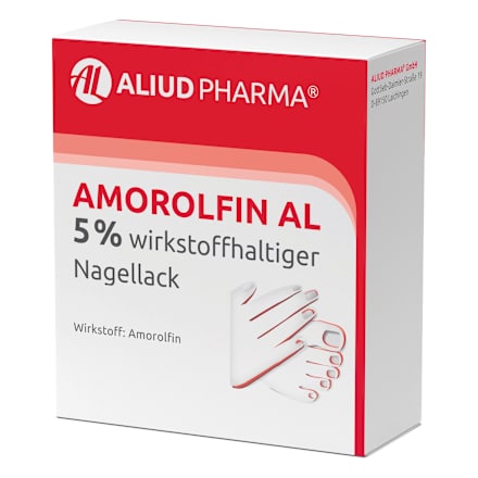 Aliud Pharma AMOROLFIN AL 5% wirkstoffhaltiger Nagellack ALIUD PHARMA