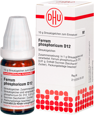 DHU Ferrum phosphoricum D12 Streukügelchen DHU