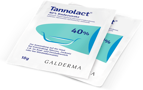 Tannolact 40% Badezusatz 10 x 10 g Portionsbeutel Tannolact