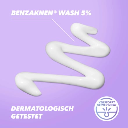 Benzaknen Wash 5% Suspension zur Anwendung auf der Haut BENZAKNEN