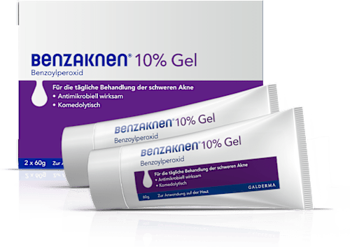 Benzaknen 10% Gel 2 x 60 g BENZAKNEN