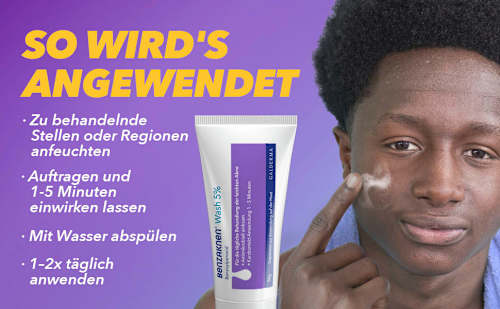 Benzaknen Wash 5% Suspension zur Anwendung auf der Haut BENZAKNEN