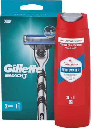 Darčekové balenie Whitewater Mach3 Gillette