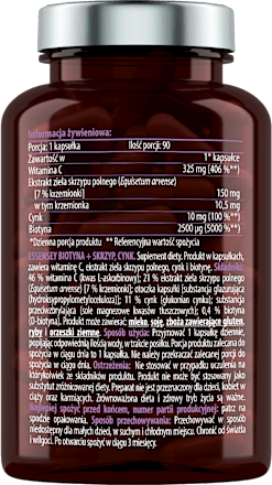 Biotyna + skrzyp, cynk essensey