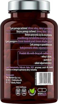 Biotyna + skrzyp, cynk essensey