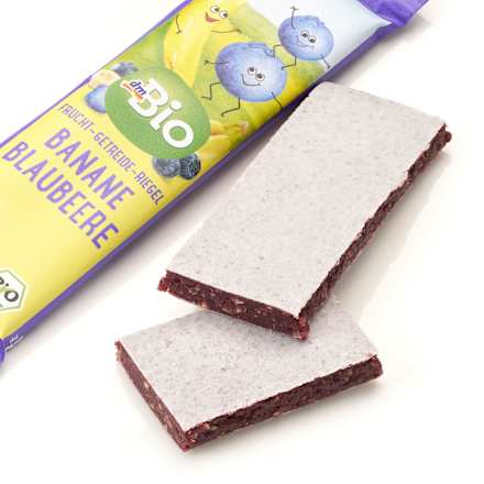 Batonik banan & jagoda dla dzieci 1+ dmBio