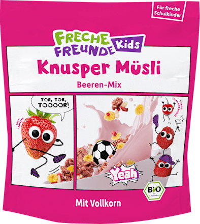 Kindermüsli Eddas Knuspermüsli Beeren-Mix, ab 3 Jahren Freche Freunde