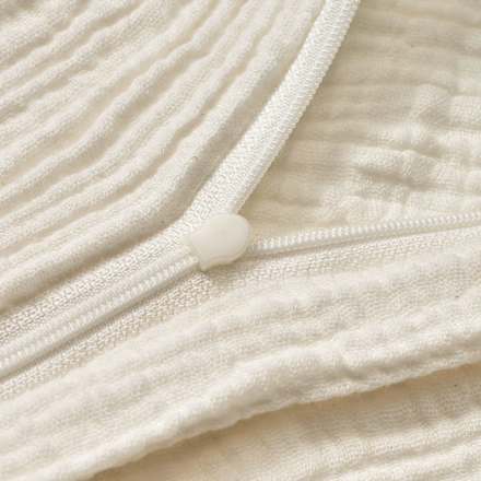 Bettwäsche-Set aus Musselin, ecru, 135 x 200 + 80 x 80 cm ALANA