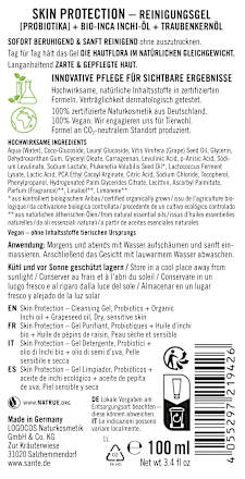 Reinigungsgel Skin Protection SANTE NATURKOSMETIK