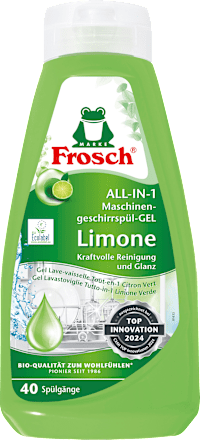 Geschirrspül-Gel All-in-One Limone Frosch