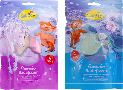 Set di pastiglie da bagno assort. (4x 50 g) SauBär