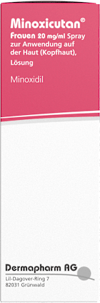 Minoxicutan Frauen, Wirkstoff: Minoxidil 20 mg/ml Spray 3 x 60 ml Minoxicutan