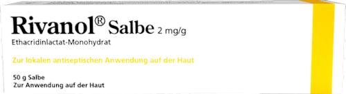 Rivanol Salbe 2 mg/g, Wirkstoff: Ethacridinlactat-Monohydrat Rivanol
