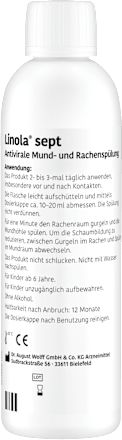 Linola sept Antivirale Mund- und Rachenspülung Linola
