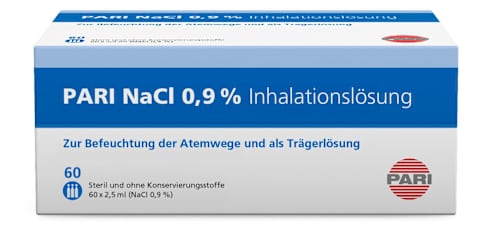 PARI NaCL 0,9 % Inhalationslösung (60x2,5 ml) PARI