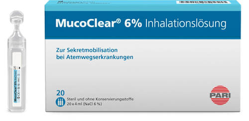 MucoClear 6% Inhalationslösung (20x4 ml) MucoClear
