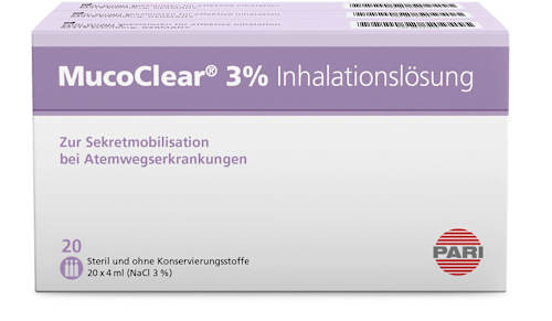 MucoClear 3% Inhalationslösung (3x20x4 ml) MucoClear