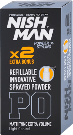 pudr na vlasy ve spreji NISH MAN